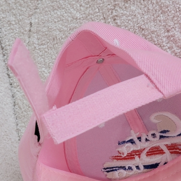 Costa Rica Pink Embroidered Patriotic Ball Cap By Mega Sport NEW - Picture 10 of 11